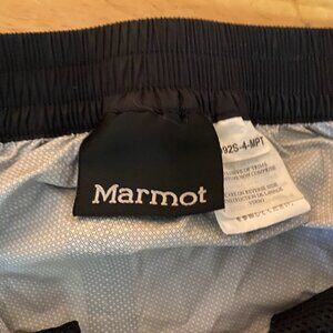 Women's Marmot Small /Petite/Short Zip Off Rain Pants (Black)